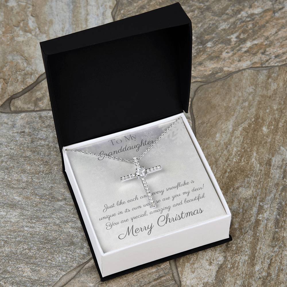 To My Granddaughter - Christmas Cross