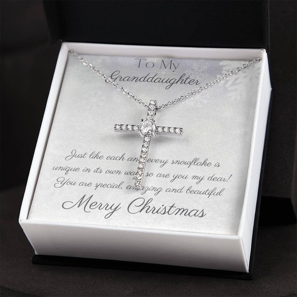 To My Granddaughter - Christmas Cross