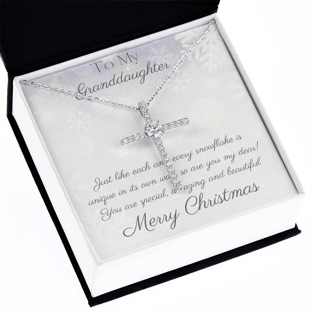 To My Granddaughter - Christmas Cross