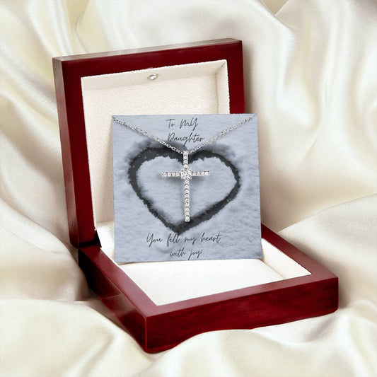 To My Daughter - Cross Necklace