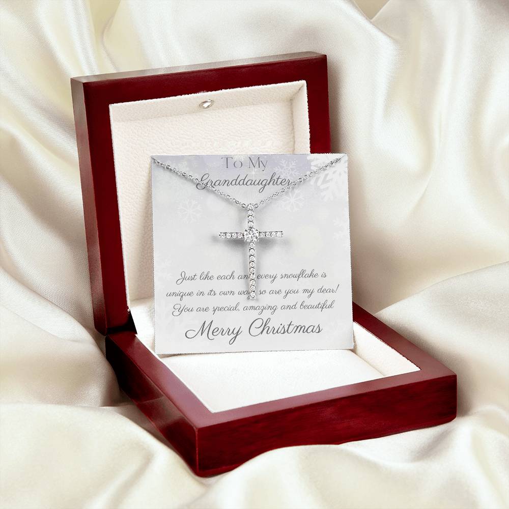 To My Granddaughter - Christmas Cross