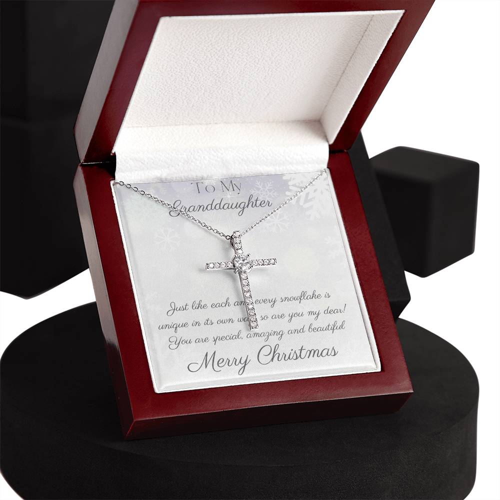 To My Granddaughter - Christmas Cross