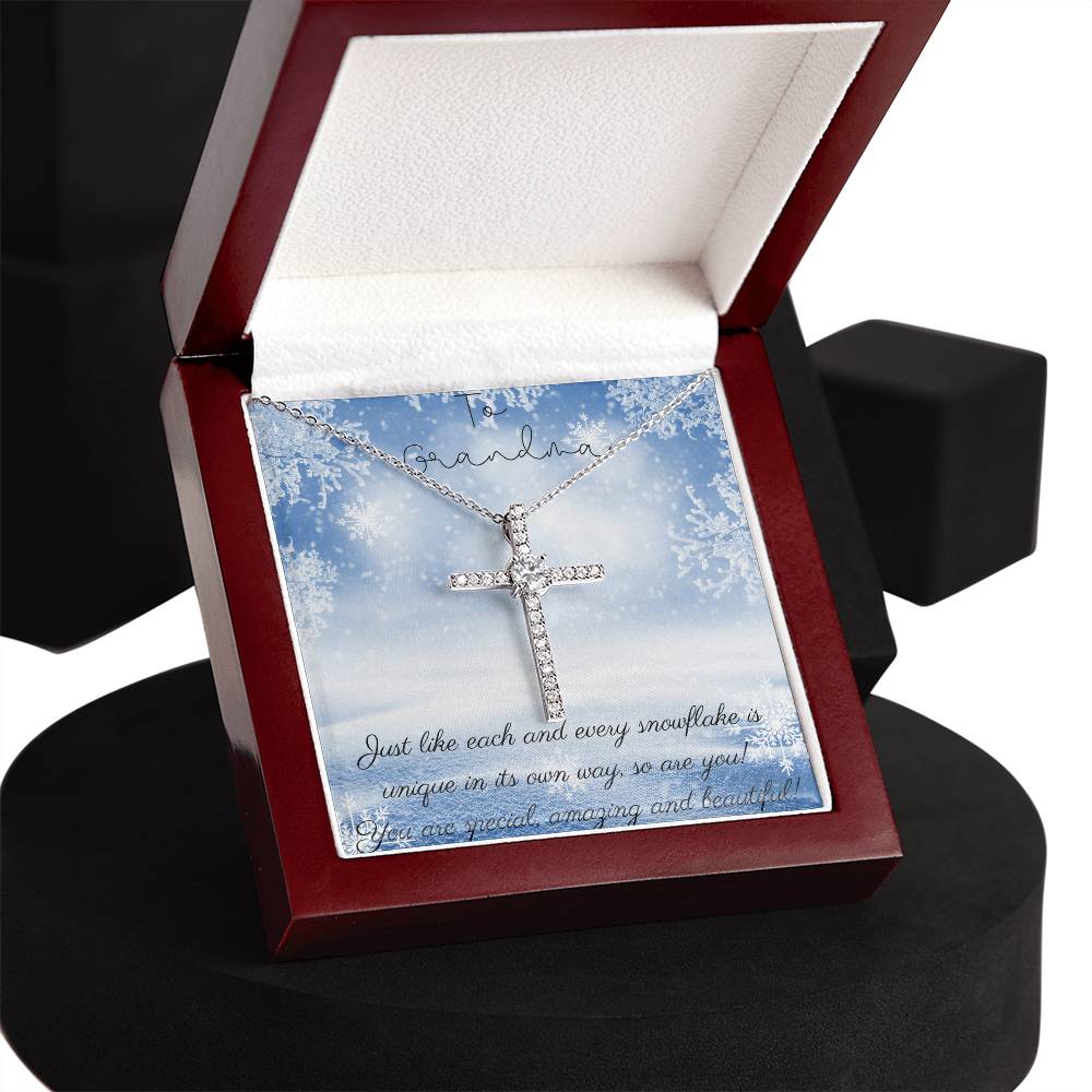 To Grandma - Christmas Cross