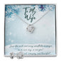 To My Wife - Merry Christmas Bundle Necklace and Earrings