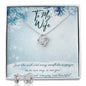 To My Wife - Merry Christmas Bundle Necklace and Earrings