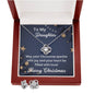 To My Daughter - Merry Christmas Bundle Necklace and Earrings