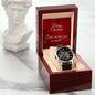Merry Christmas Dad - Openwork Watch