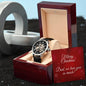 Merry Christmas Dad - Openwork Watch