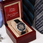 Merry Christmas Dad - Openwork Watch