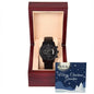 Merry Christmas Grandpa - Black Chronograph Watch