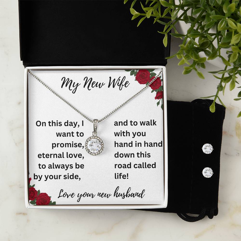 Eternal Hope Necklace Set - To My New Wife