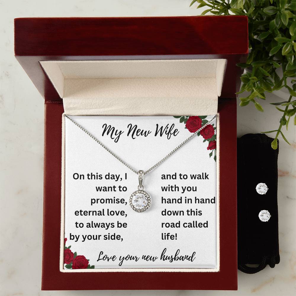 Eternal Hope Necklace Set - To My New Wife