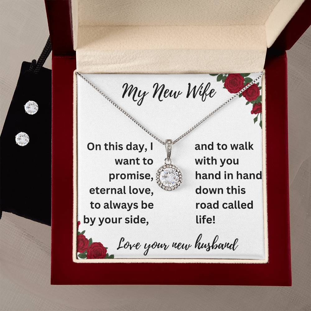 Eternal Hope Necklace Set - To My New Wife