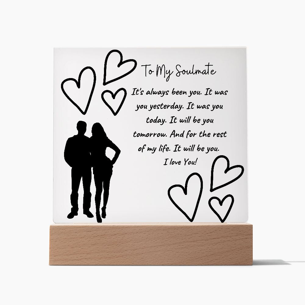 Soulmate Acrylic Plaque