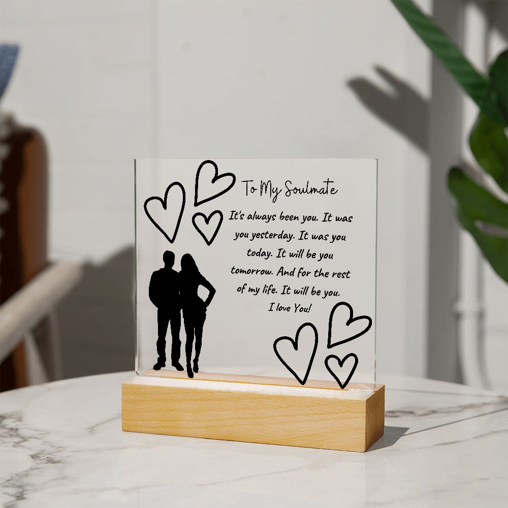 Soulmate Acrylic Plaque