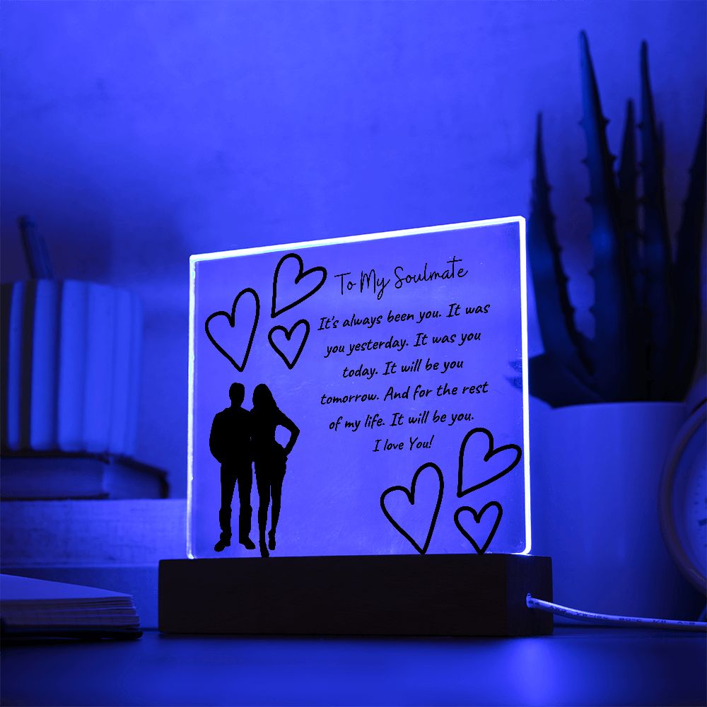 Soulmate Acrylic Plaque