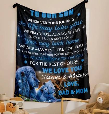 To Our Son, Love Mom and Dad