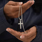 Stainless Cross Necklace with Ball Chain