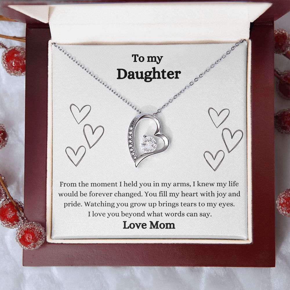 To My Daughter - Forever Love Necklace