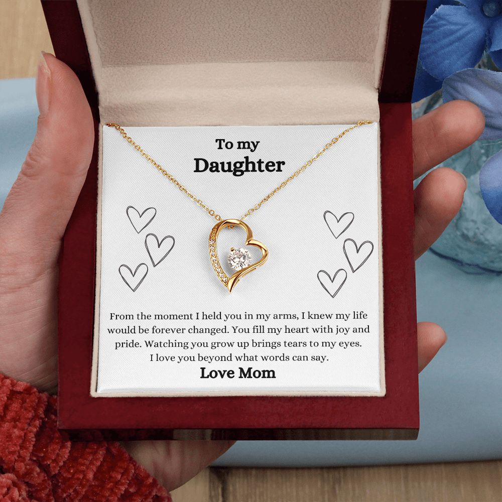 To My Daughter - Forever Love Necklace