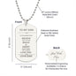 To My Son Dogtag