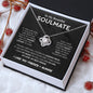 To My Beautiful Soulmate | I Love You, Forever & Always - Love Knot Necklace