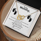 Mommy-to-be, Interlocking Heart Necklace