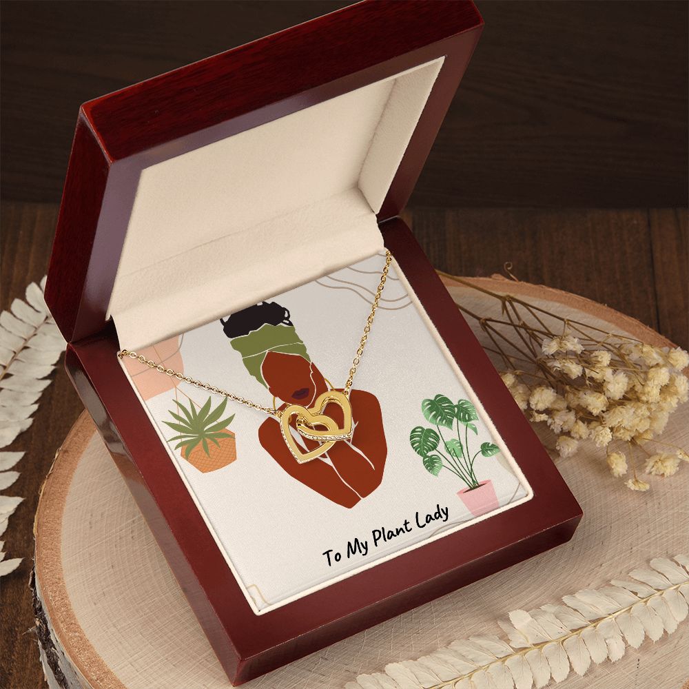 To My Plant Lady - Interlocking Necklace