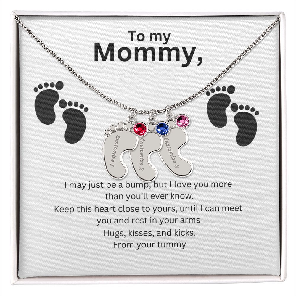 Mommy-To-Be Foot Necklace