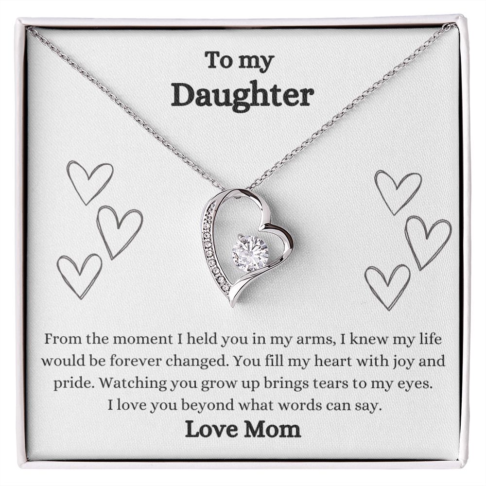 To My Daughter - Forever Love Necklace