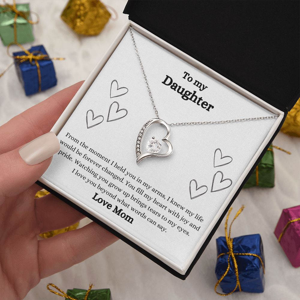 To My Daughter - Forever Love Necklace