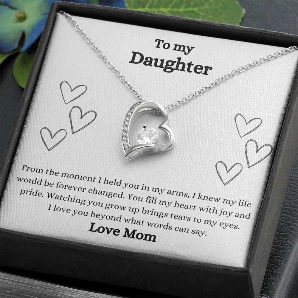 To My Daughter - Forever Love Necklace
