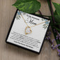 To My Awesome Mom | I Love You, Forever & Always - Forever Love Necklace