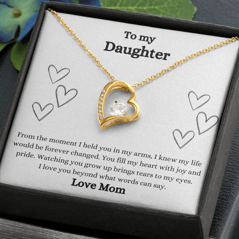 To My Daughter - Forever Love Necklace