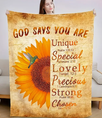 Prayer Blanket - God Says You Are