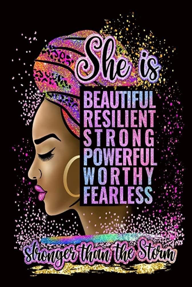 She is Beautiful, Resilent, Strong, Powerful, Worthy, Fearless T-shirt