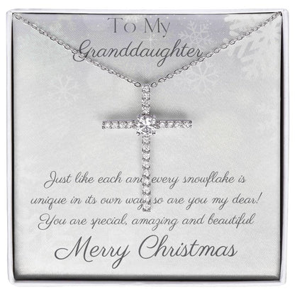 To My Granddaughter - Christmas Cross