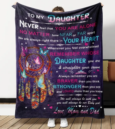 To My Daughter, Love Mom and Dad